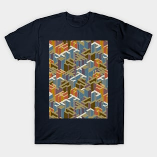 Seamless pattern illustration Square Shape art T-Shirt